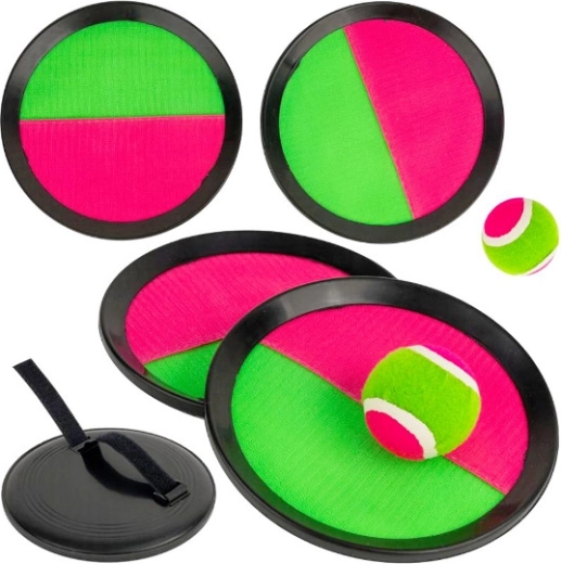 Catch ball – σετ ρίψης και πιασίματος με σκρατς (Velcro)