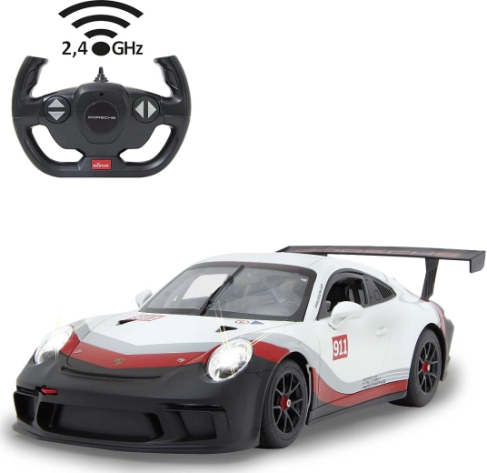 Jamara Porsche 911 GT3 Cup τηλεκατευθυνόμενο αυτοκίνητο RC 1:14 λευκό 2,4 GHz