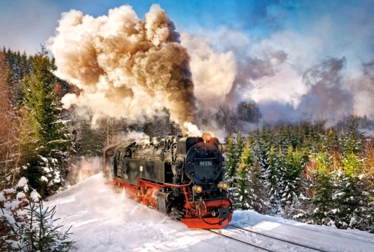 Παζλ 1000 κομματιών Steam Train