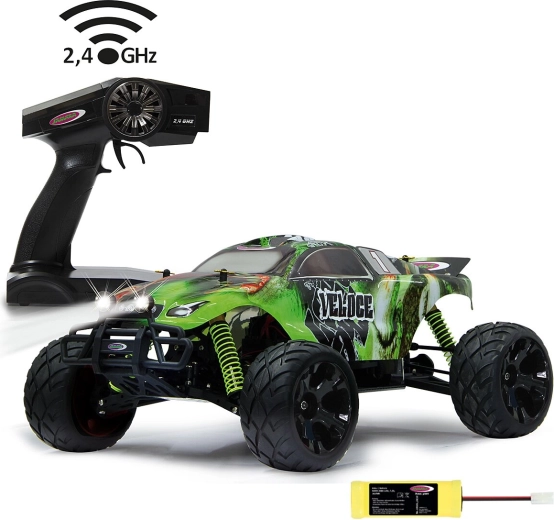 RC monster truck Jamara Veloce 4WD 1:10 με φωτισμό LED