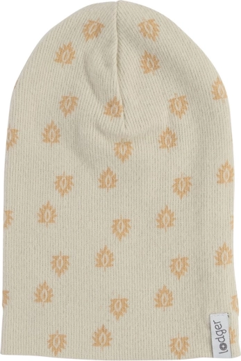 Lodger βαμβακερό ριμπ σκουφάκι Beanie Print Rib Birch (1–2 ετών)