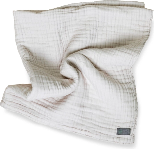 Vinter & Bloom μουσελίνα κουβέρτα Layered Organic dove grey