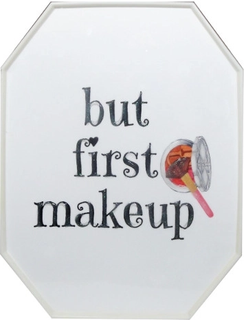 Κάδρο σε κορνίζα But First Makeup 28 × 38 cm