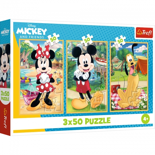 Παζλ 3x50 DISNEY – Ποντικάκια στις διακοπές
