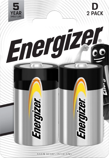 Αλκαλικές μπαταρίες D ENERGIZER Everyday, 1,5 V (2 τεμ.)