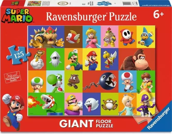 Ravensburger τεράστιο παζλ δαπέδου Super Mario (125 κομμάτια)
