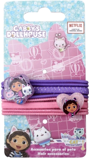 Σετ 8 λαστιχάκια μαλλιών Gabby's Dollhouse