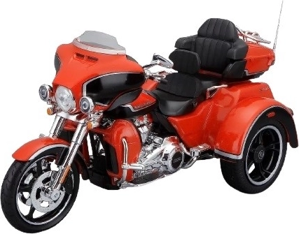 Μεταλλικό μοντέλο μοτοσικλέτας HARLEY-DAVIDSON 2021 CVO Tri Glide 1:12, πορτοκαλί