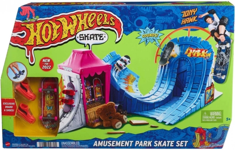 Hot Wheels Σετ διασκεδαστικό skatepark