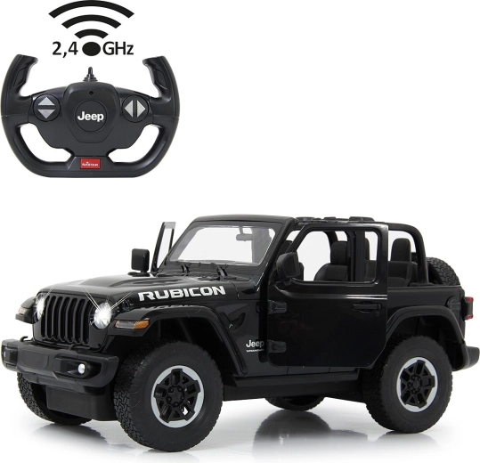 Jamara Jeep Wrangler JL τηλεκατευθυνόμενο αυτοκίνητο RC 1:14 μαύρο 2,4 GHz με ανοιγόμενες πόρτες