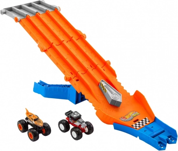 Hot Wheels Monster Trucks αγωνιστικό σετ Αγώνας Κατεδάφισης