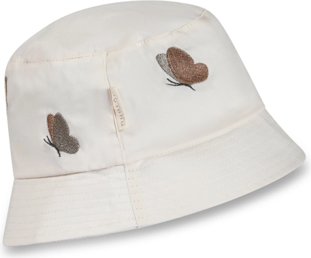 Παιδικό καπέλο Nuuuroo alpha cream butterfly (1–3 ετών)