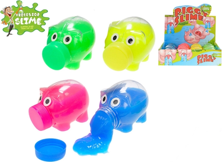 Professor Slime γλίτσα γουρουνάκι 9 cm – 4 χρώματα