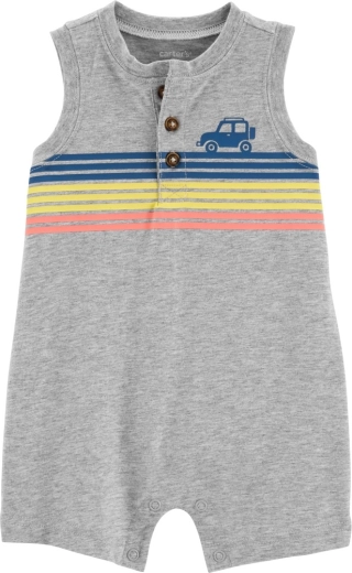 Καλοκαιρινό φορμάκι Carter's multi stripes για αγόρι 3 m – NB
