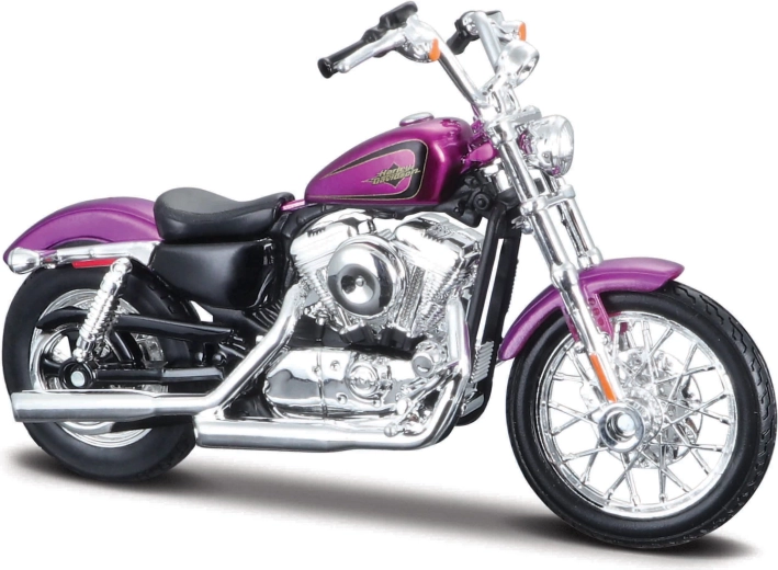 Maisto Harley-Davidson 2013 XL 1200V Seventy-Two 1:18 μωβ