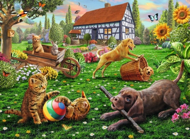 Παζλ Ravensburger Παιχνίδι στην αυλή – 200 κομμάτια
