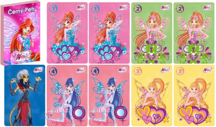 Παιχνίδι με κάρτες Μαύρος Πέτρος Winx Club