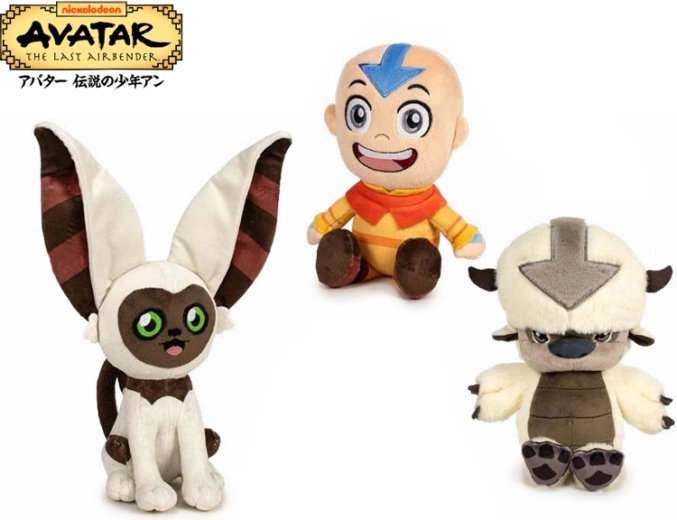 Avatar: Ο Θρύλος του Aang λούτρινο παιχνίδι 21 cm – Aang, Momo ή Appa