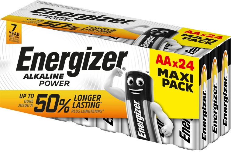 Αλκαλικές μπαταρίες AA ENERGIZER Alkaline Power 24 τεμ.