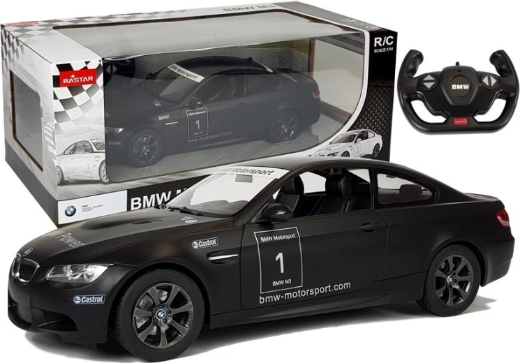 Rastar R/C Αυτοκίνητο BMW M3 1:14 μαύρο με Τηλεχειρισμό