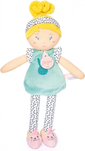 Κούκλα Doudou Jolijou Les Pipellettes 25 cm – Τιρκουάζ