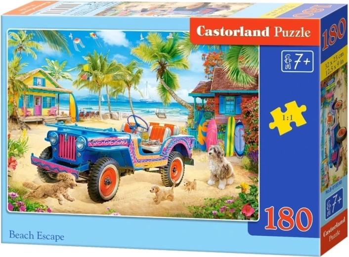 Παζλ Castorland Απόδραση στην παραλία 180 κομμάτια