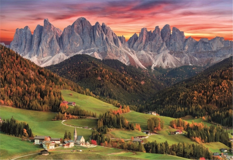 Παζλ 2000 κομματιών High Quality – Val di Funes