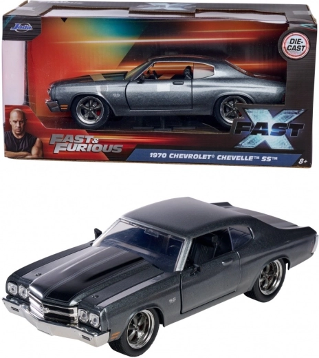 Μοντέλο αυτοκινήτου 1970 Chevrolet Chevelle SS από την ταινία Fast & Furious 1:24