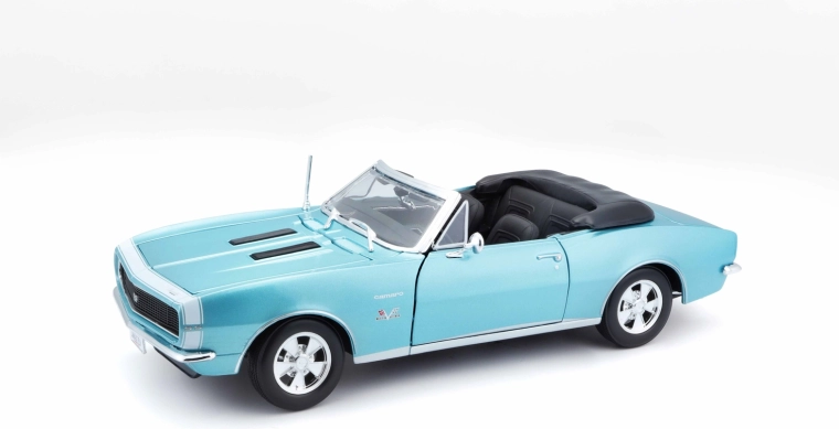 Maisto Chevrolet Camaro SS 396 κάμπριο 1967 1:18 τυρκουάζ