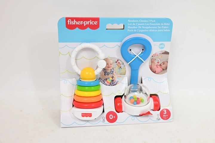 Fisher-Price σετ κουδουνίστρα και μασητικό 2 τεμ.