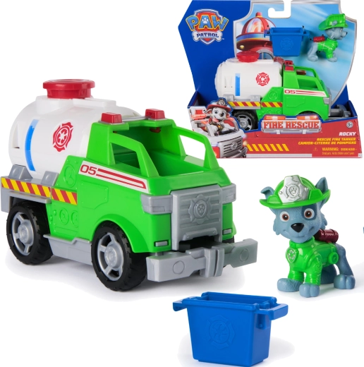 Paw Patrol Rocky – πυροσβεστικό βυτιοφόρο με φιγούρα