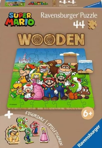 Ravensburger ξύλινο παζλ Super Mario – 44 κομμάτια