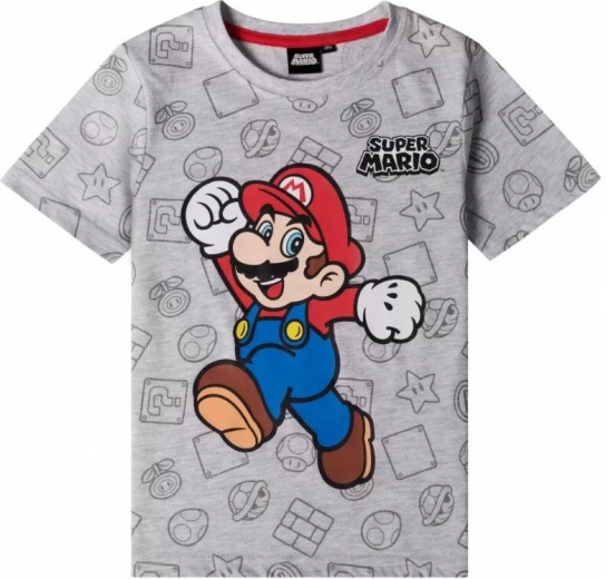 Γκρι μπλουζάκι Super Mario