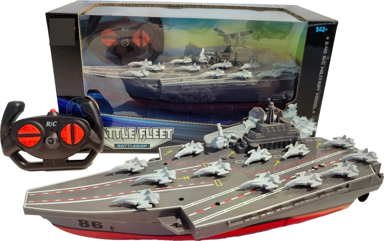 R/C στρατιωτικό αεροπλανοφόρο Battle Fleet 1:16