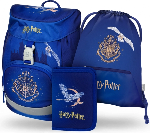 Σχολικό σετ Harry Potter Μπράνταβιτσε Χέντβιγκ – εξαιρετικά ελαφρύ σακίδιο Airy, κασετίνα και σακουλάκι