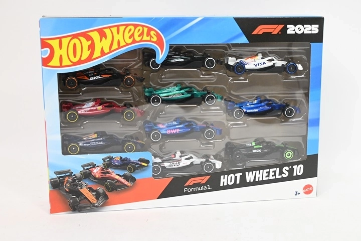 Hot Wheels σετ αυτοκινήτων Formula 1 Race Team 10 τεμ.