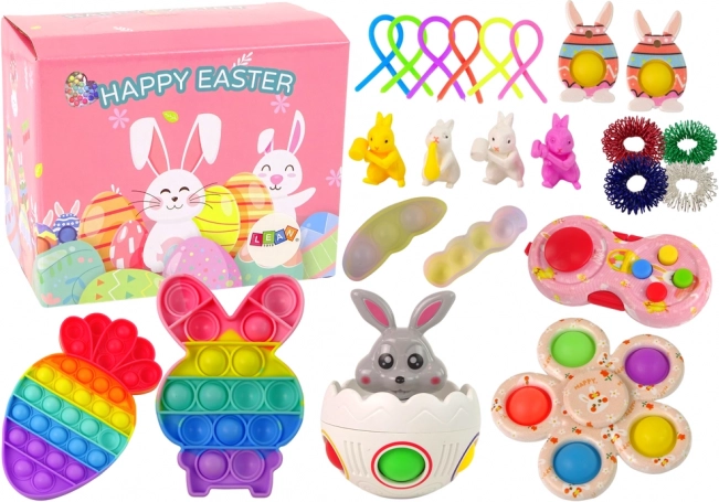 Πασχαλινό σετ αντιστρες παιχνιδιών Fidget Toys Pop It