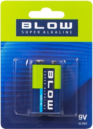 BLOW super αλκαλική μπαταρία 9V (6LR61/6F22) - 1 τεμάχιο