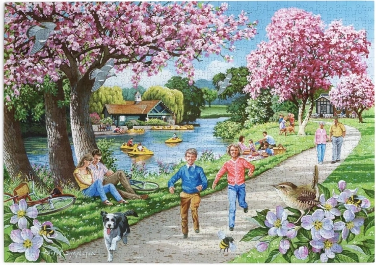 Παζλ House of Puzzles Όταν ανθίζουν οι μηλιές, 1000 κομμάτια