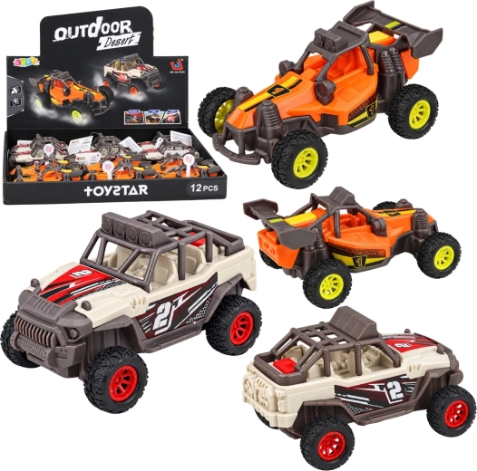 Buggy εκτός δρόμου με φώτα και ήχους, 14 cm - 1 τεμάχιο