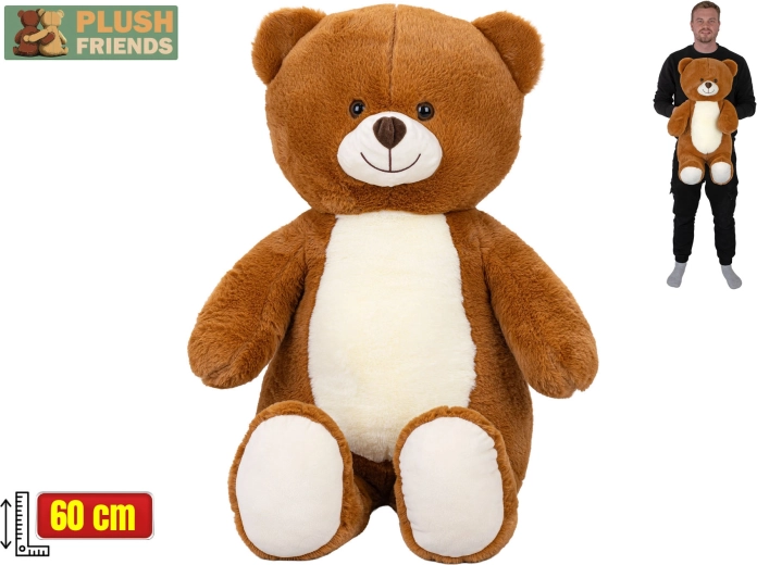 Λούτρινο αρκουδάκι καθιστό 60 cm Plush Friends