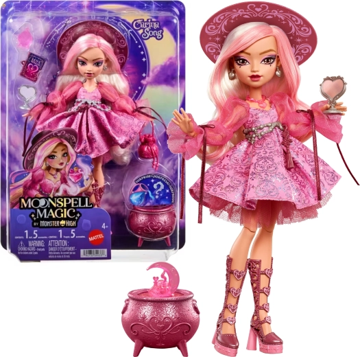 Monster High moonspell high carina song κούκλα 26 cm με αξεσουάρ