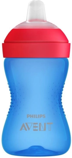 Κύπελλο Philips Avent Grippy με μαλακό στόμιο 300 ml μπλε