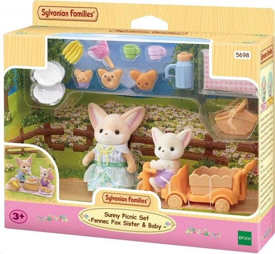 Sylvanian Families αλεπούδες σε πικνίκ