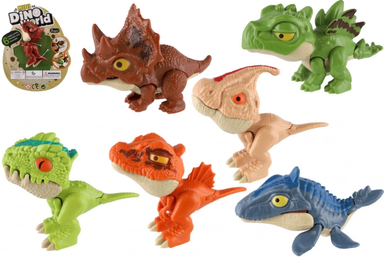 Δαγκωτός δεινόσαυρος μίνι 8 cm – πλαστική φιγούρα σε καρτέλα