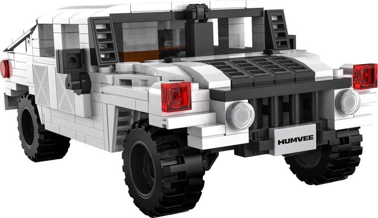 Ρεαλιστικό μοντέλο λευκού Humvee