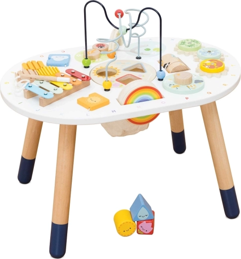 Ξύλινο ενεργό κινητικό τραπεζάκι LE TOY VAN Petilou