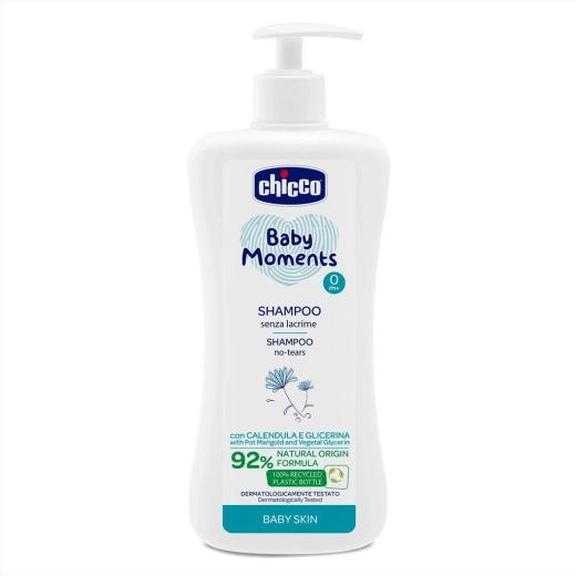 Chicco Baby Moments βρεφικό σαμπουάν χωρίς δάκρυα 500 ml