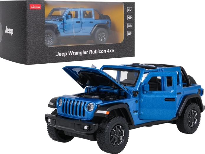 Μεταλλικό μοντέλο Jeep Wrangler Rubicon RASTAR 1:32 – Μπλε