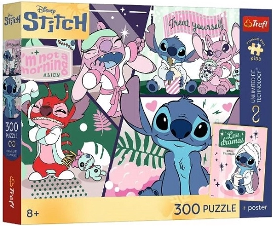 Παιδικό παζλ PremPlus Kids Stitch κοσμικό ντουέτο 300 κομμάτια